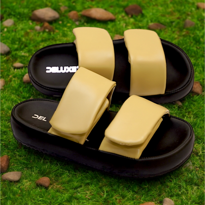 SunGlide Comfort Slides - DOUBLE LIME