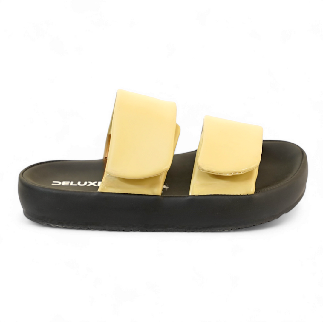 SunGlide Comfort Slides - DOUBLE LIME