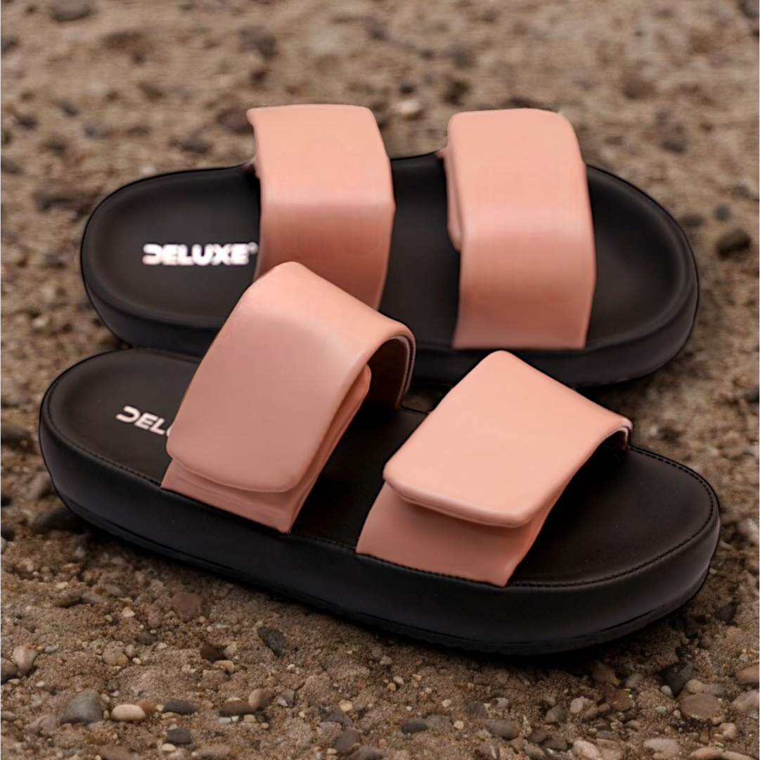 LuxeWalk Adjustable Slides - DOUBLE PINK