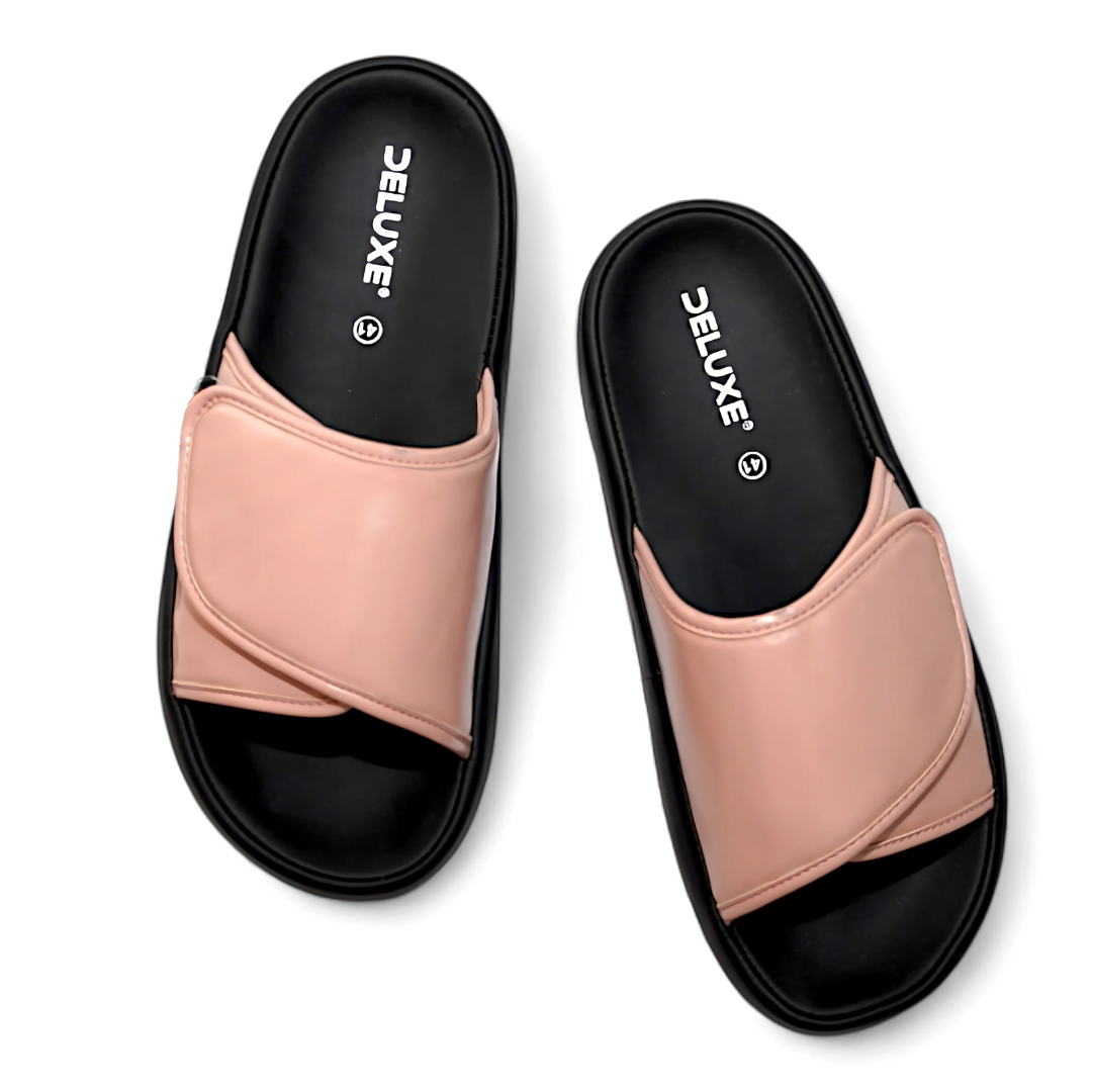 Blush Comfort Slide Sandals - SINGLE PINK