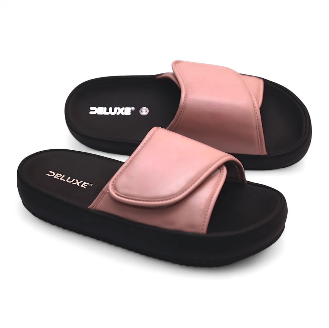 Blush Comfort Slide Sandals - SINGLE PINK