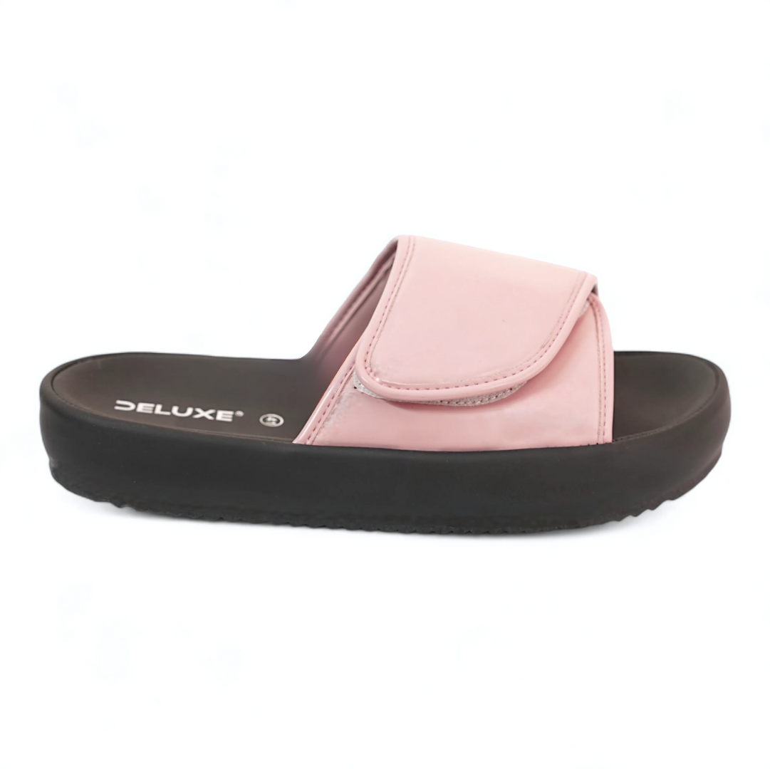 Blush Comfort Slide Sandals - SINGLE PINK